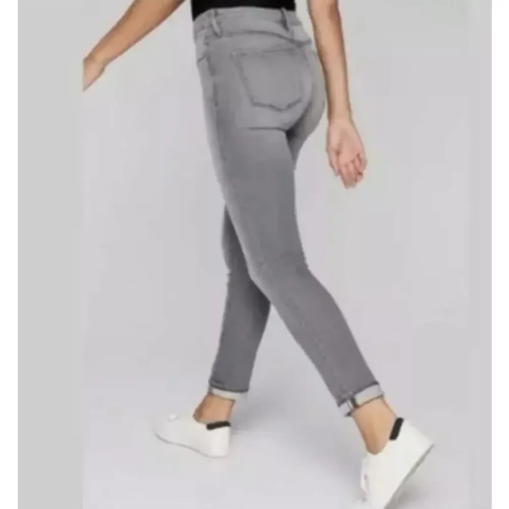 Athleta Size 6 Sculptek Skinny Jeans Stretch Gray‎ Wash Casual Capsule Wardrobe